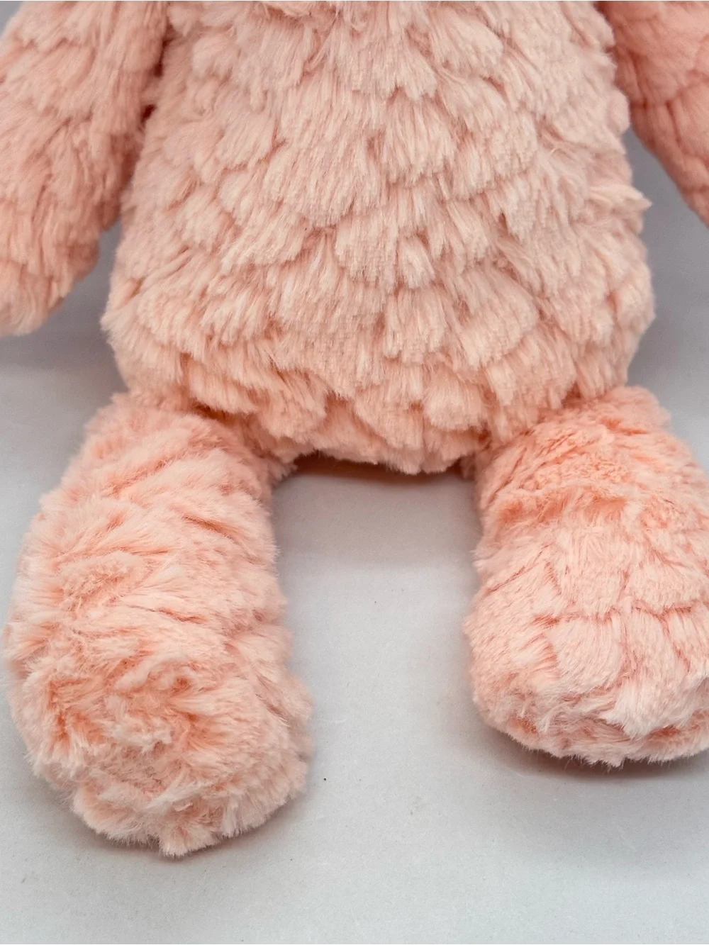 Lot/2 Mary Meyer Bunny White Pebble Plush Rabbits Stuffed Animal Soft Pink Beige